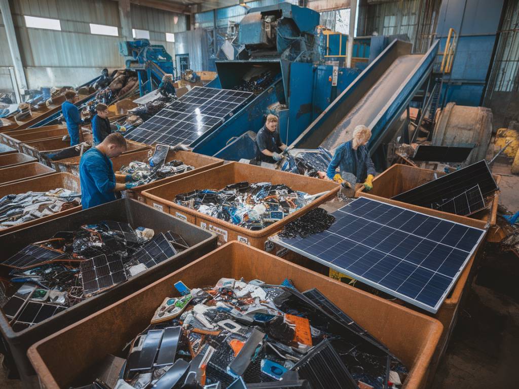 « Photovoltaik-Recycling: Nachhaltige Entsorgung und Wiederverwertung von Solarmodulen »