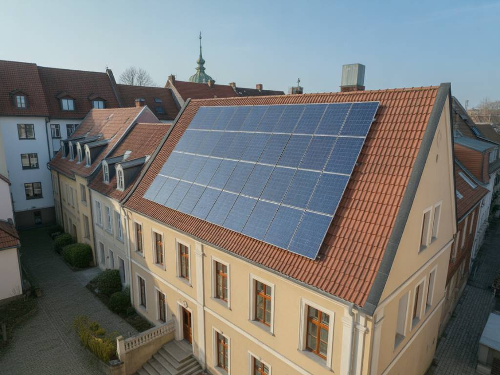 Photovoltaik bei Denkmalschutzimmobilien: Solarenergie auf historischen Gebäuden integrieren